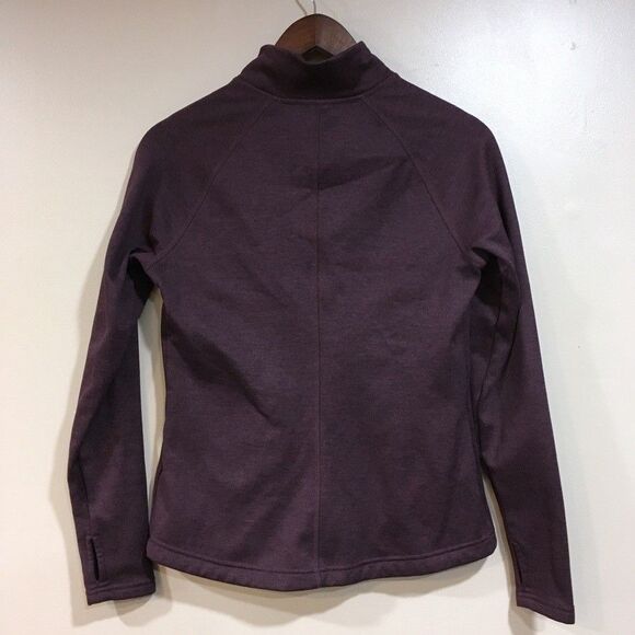 The North Face Canyonlands Womens S 1/4 Zip Purple Wine Long Sleeve Fleece Top - Picture 5 of 10